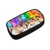 Niziu Niju Goods Pen Case Pencil Case Large Capacity Double Layer Double Zipper Pencil Holder Stylish Cute Anime Pen Pouch High School College Middle