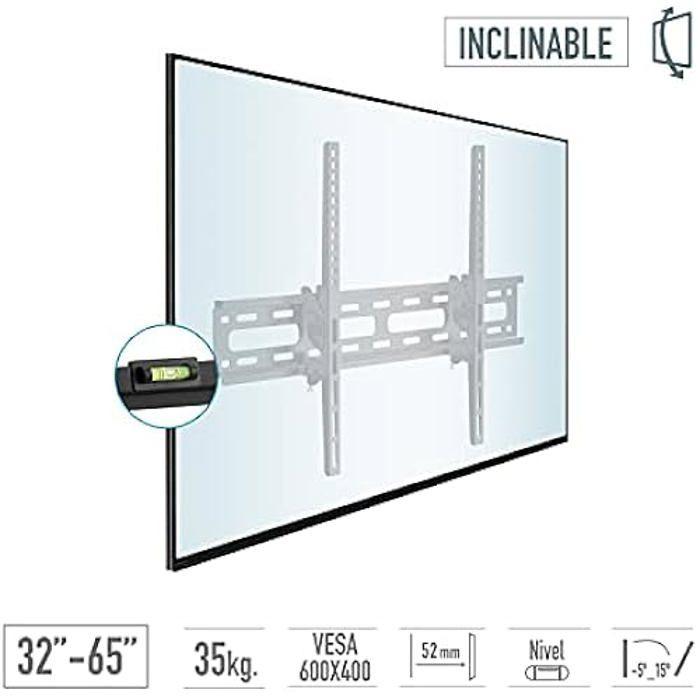 Support Universel Inclinable - TM ELECTRON - TMSLC129S - Écrans 26" À 50" - VESA 400x400 - Max 30 Kg