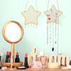 Jetec 2 Pcs Earring Wall Holder Wall Mounted Organizer Hanging Stand Decorative Diamond Grid Shape Jewelry Display Rack with Hanging Hooks for