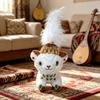 Sheep Plush Toy With Traditional Ethnic Design For Collectors And Giftgiving