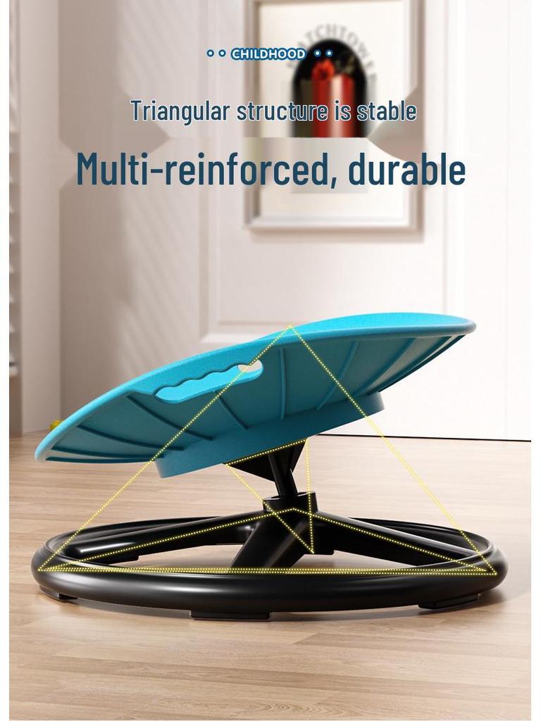 Children's Sensory Rotating Balance Seat - Yoga Swivel Chair for Vestibular Training