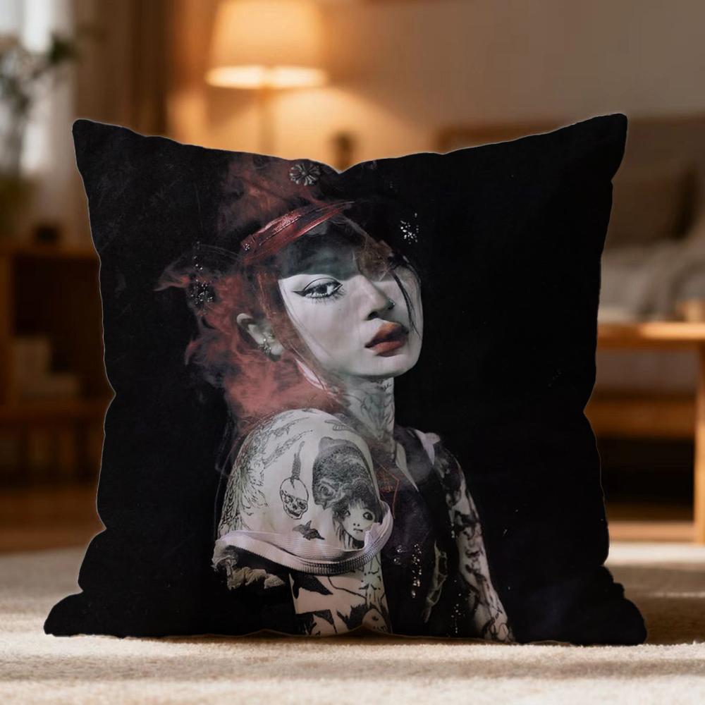 

Popular Y-YYeule Cushion Cover Soft Washable Pillow Case Multi-Scene for Couch Bed Travel Office Use 30cmx30cm