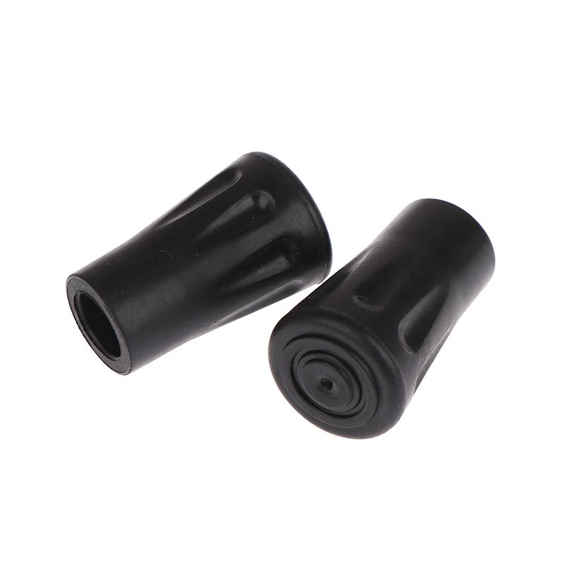 6 Pieces Anti-Slip Hiking Poles, Protective Cap, Walking Stick Tip Bottom Pads Climbing Protective Covers Plastic Foot Covers