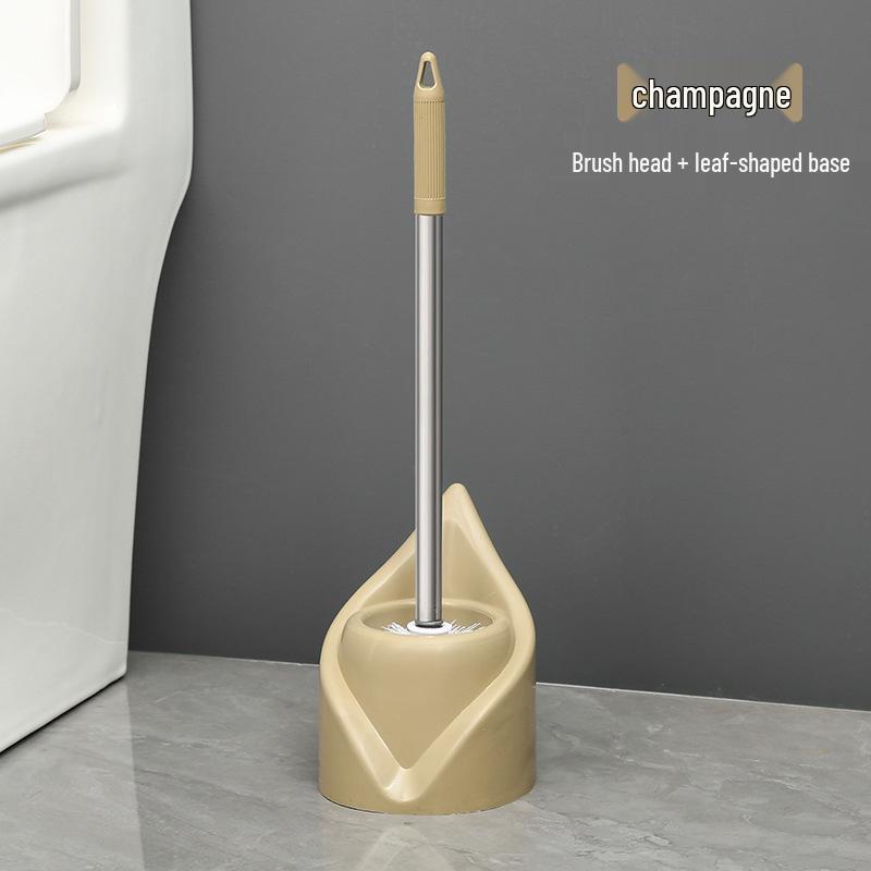 

Набор шампанского ершика для унитаза с длинной ручкой и мягкой щетиной - настенный, без мертвых зон, пластиковая чистящая щетка.