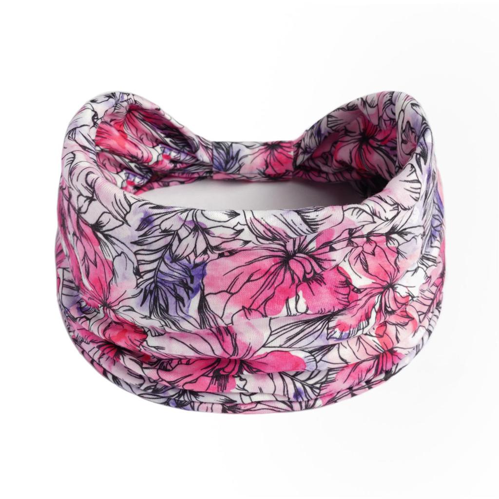 Women's Wide Retro-Style Elastic Sports Headband - Yoga & Hair Accessory