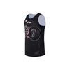 X Jeremy Lin NBA Jersey 'Black White' Men's AAYS157-1