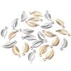 50pcs Iron Hollow Leaves Charm Vintage Leaves Charm DIy Jwelery Making Neckalce Bracelet Decoration Gold Rhodium Color Pendant