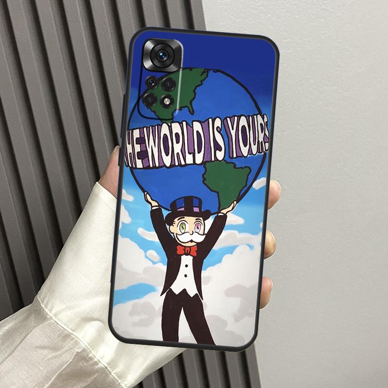 Cartoon Dollar Monopolys Case For Xiaomi Redmi Note 11 11S 10 10S 9 9S 8 12 Pro Redmi 9 10 12C 9C 9T 10A 10C Cover
