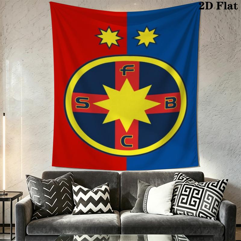 fcsb steaua Wall Tapestry Aesthetic Wall Hanging Printed Fabric Blanket Decorative Tapestries for Bedroom Living Room Home Decor