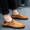 Size 38-48 Men's Moccasins Men's Shoes Men's Casual Shoes Handmade Leather Shoes Men's Loafers