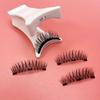 Magnetic False Eyelashes with Tweezers - Reusable, No Glue Needed, Professional Eye Cosmetics, Alcohol-Free, Odorless Material,Cat Eye and Doll Styles