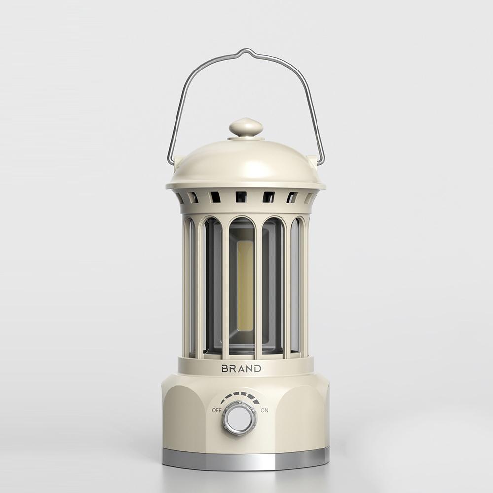 Rechargeable Cordless Camping Lamp Stepless Dimming Outdoor Retro Tent Light Home Atmospheres