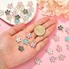 10/20/30 Pieces of Alloy Cherry Blossom Pendant, Cute Small Flower Jewelry Making Kit, Bracelet Necklace, Earring, Keychain, DIY Handicraft Making