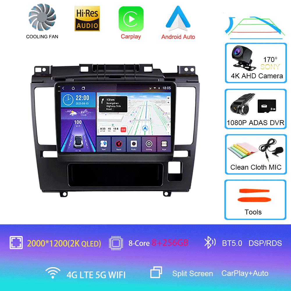Android 14 Car Radio For Nissan Tiida 2005-2010 Multimedia Video Player Stereo GPS Navigation Carplay Andorid Auto 5G WIFI DSP