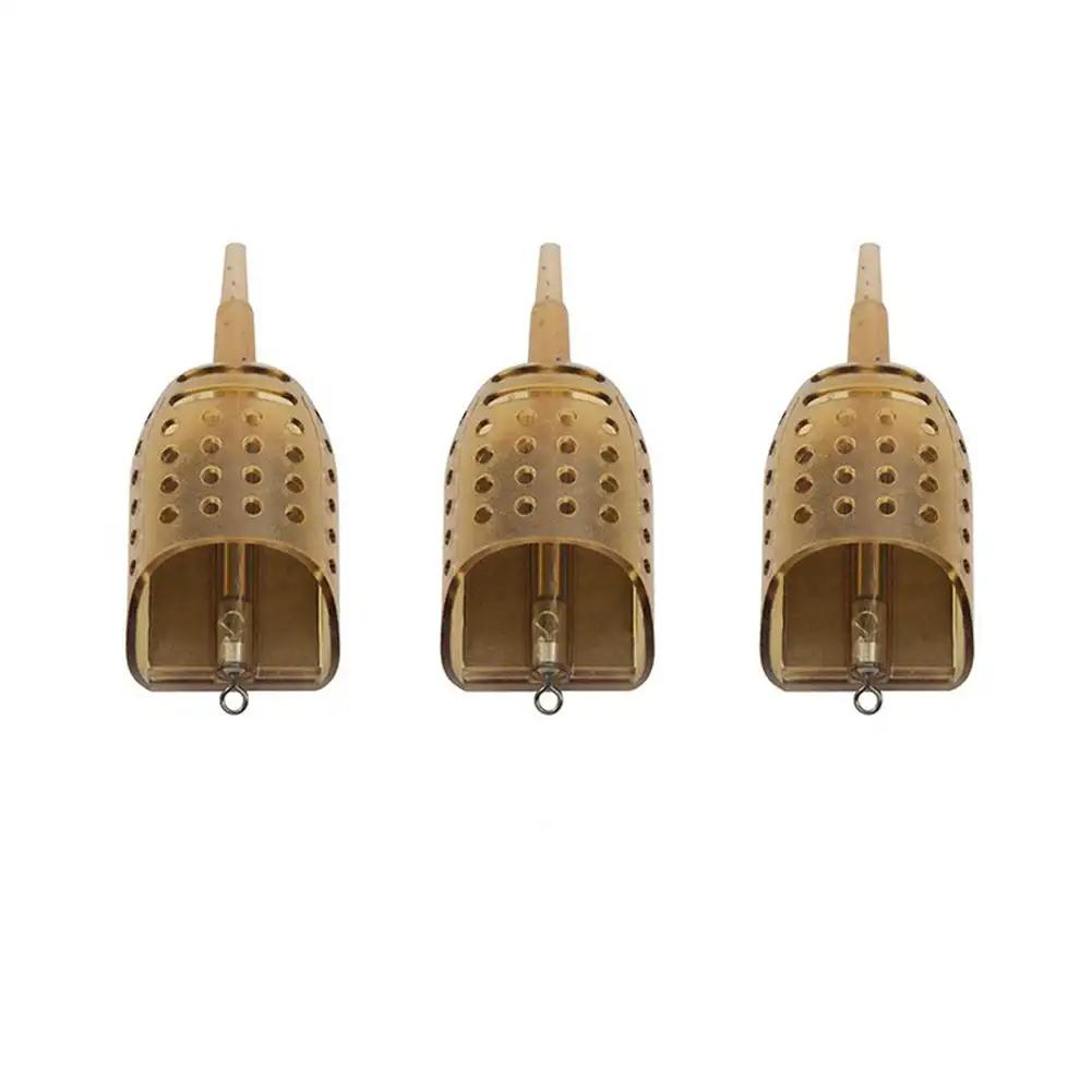 1Pc Carp Fishing Bait Feeder Lure Holder Trap 30g 40g 50g Fishing Feeder Cage Basket Load Iron Head Lures Feeder Cage