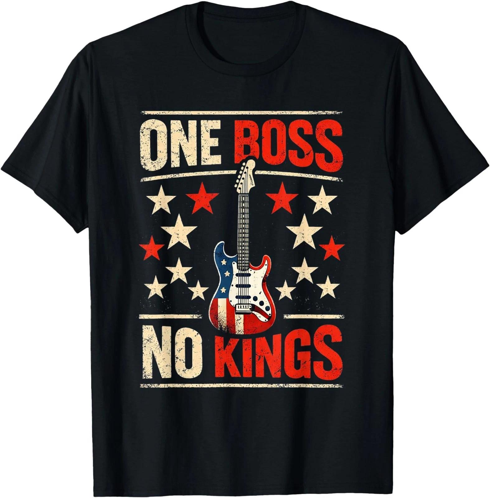 One Boss No Kings Monarchy Political Freedom March 28 2026 T-Shirt S