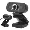 Webcam Computer Camera with Microphone for PC Laptop Desktop Video Call W8 1080P Black