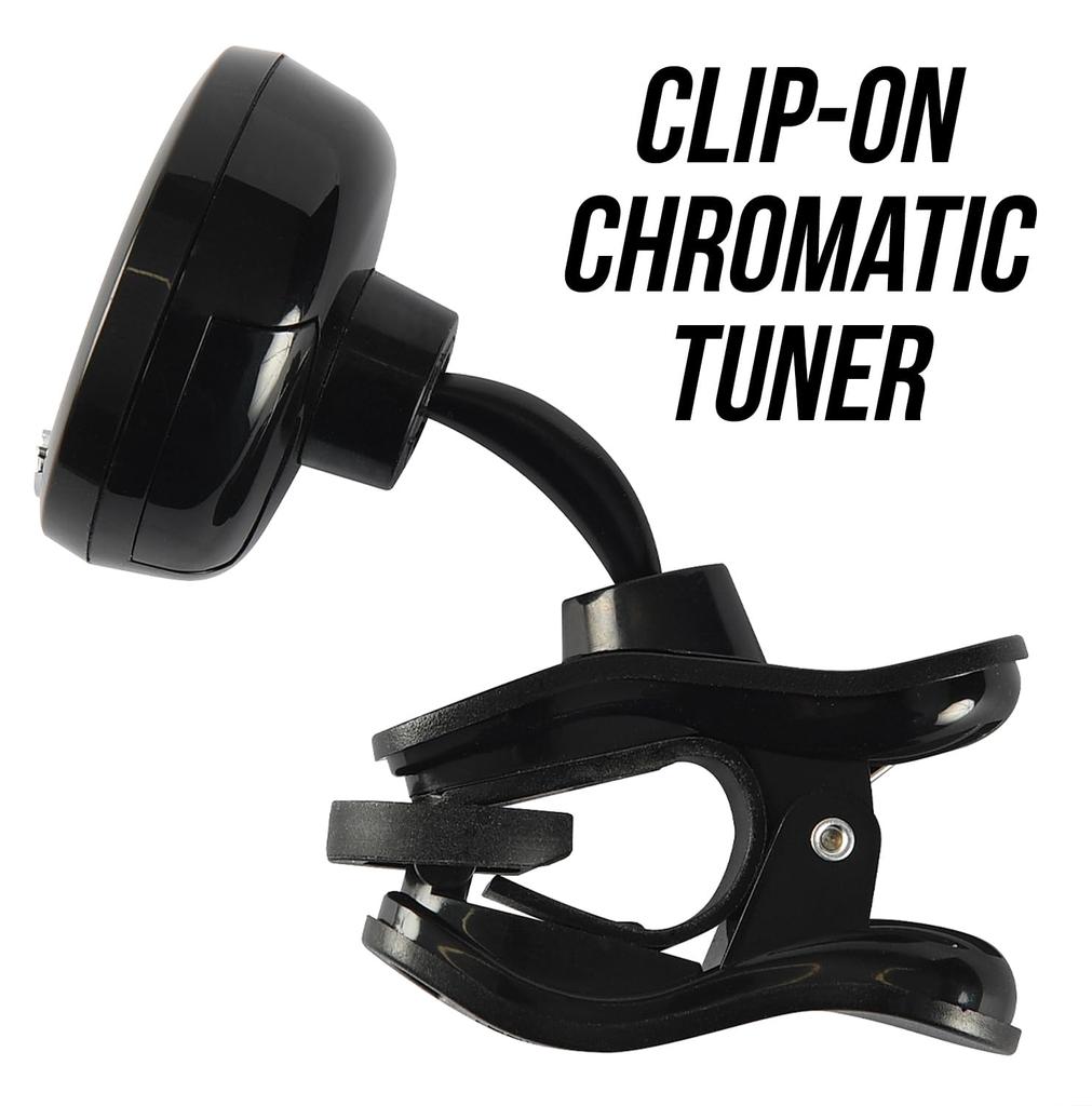 SNARK Tuner Chromatic Tuner for and Ukulele with a Brighter LCD Color Display Clip-on SN-5GX Guitar, Bass,