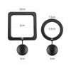 Black Color Aquarium Feeding Ring Fish Tank Floating Food Tray Feeder Square Circle Accessory Fish Food Feeder Suction Cup