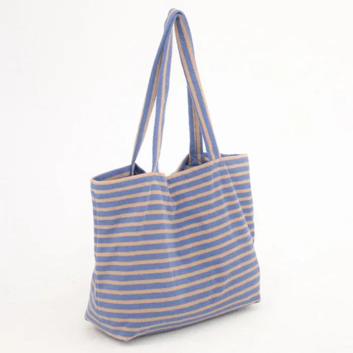 Terry Tote Bag Blue Sand