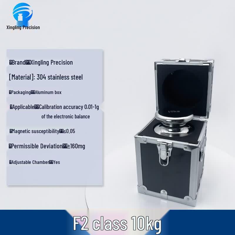 Precision F2 Class 304 Stainless Steel Calibration Weight