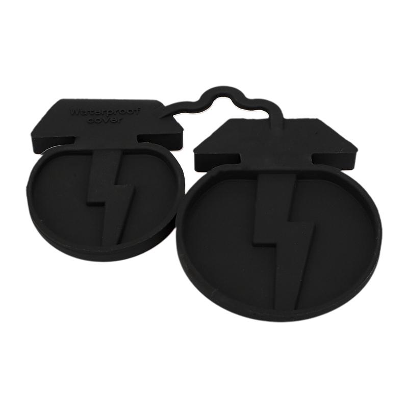 

Suitable for 3 Electric Car Charging Port Waterproof Dust Plug Protect Cover Silicone Style Body Kits чёрный