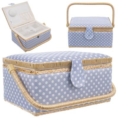 Blue Polka Dot Sewing Machine 30x23x16 Cm