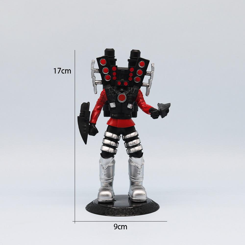 

Скибиди Туалет Человек Монитор Человек Титан Динамик Человек Титан Телевизор Человек ПВХ Фигурка Модель Игрушки Коллекция Кукла Ребенок Подарок