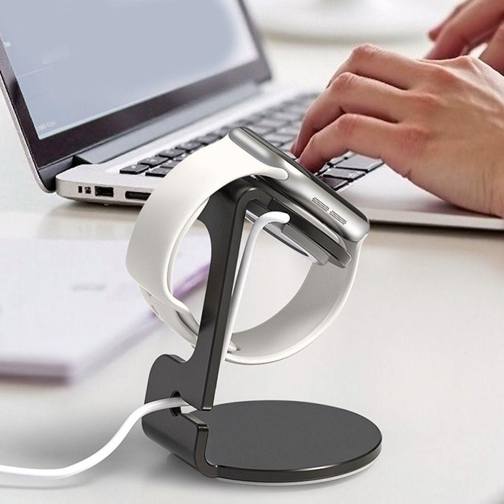 Aluminum Zinc Zinc Alloy Watch Charging Stand Stable Watch Charging Holder  Nightstand