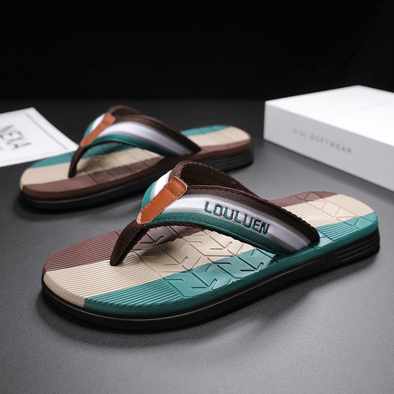 Men Flip Flops Fashion Mens Sandals Outdoor Soft Summer Slippers Size 39-45