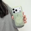 Simple Mambo Green Snow Pear Case for iPhone Models 13-17, iPhone 16 Pro Max, and Apple 15, Double Layer Protection