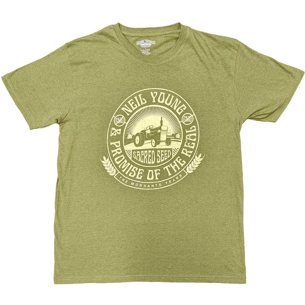 Neil Young T-Shirt: Tractor Seal OFFICIAL NEW XL