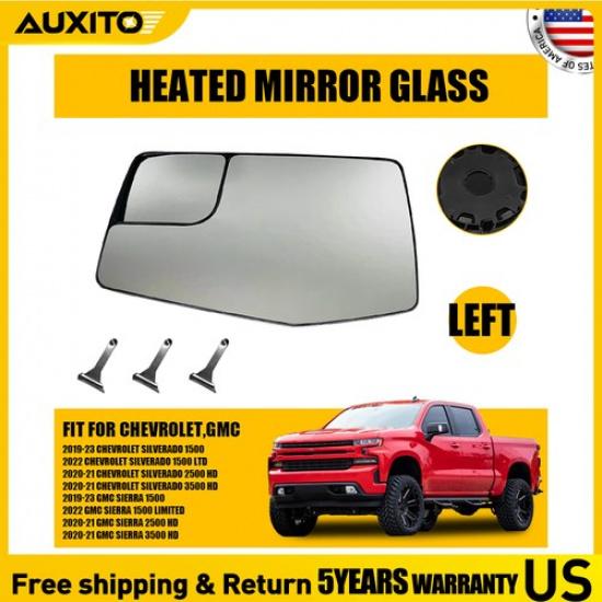 

For - SILVERADO SIERRA 1500 2500 Mirror Glass Lens Driver Left Side N