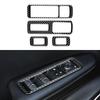 For Lexus RX 2016 2017 2018 2019 2020 2021 Real Soft Carbon Fiber Accessories Car Door Window Button Panel Sticker Interior Trim