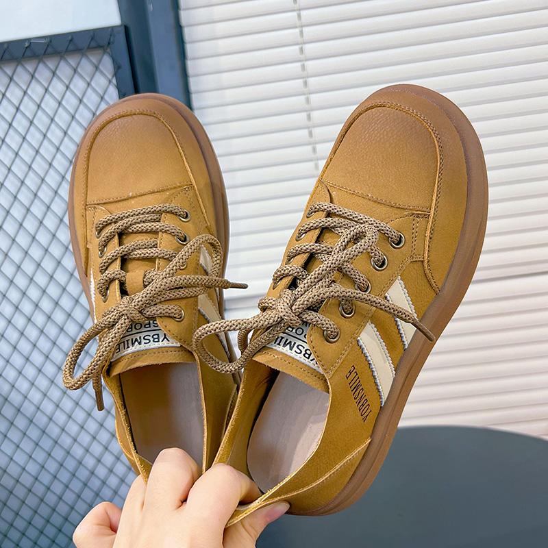 Fashion AIYUQI Sneakers Female Genuine Leather 2025 Spring New Vintage German Training Shoes Women Platform Casual Women Shoes