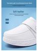 In-Stock Women's Genuine Leather Nurse Shoes, Soft Sole, Breathable, Non-Slip, Comfortable for Hospital Work