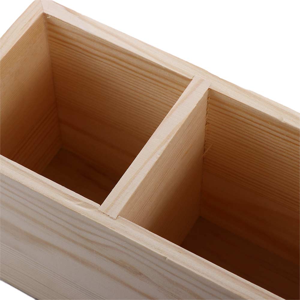 Container Pen Holders Pen Holder Stationery Organizer 1/2 Grid Organizer Desktop Storage Box