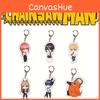 Trendy Chainsaw Man Keyring Acrylic Key Chain Double Sided Printing Bag Pendant