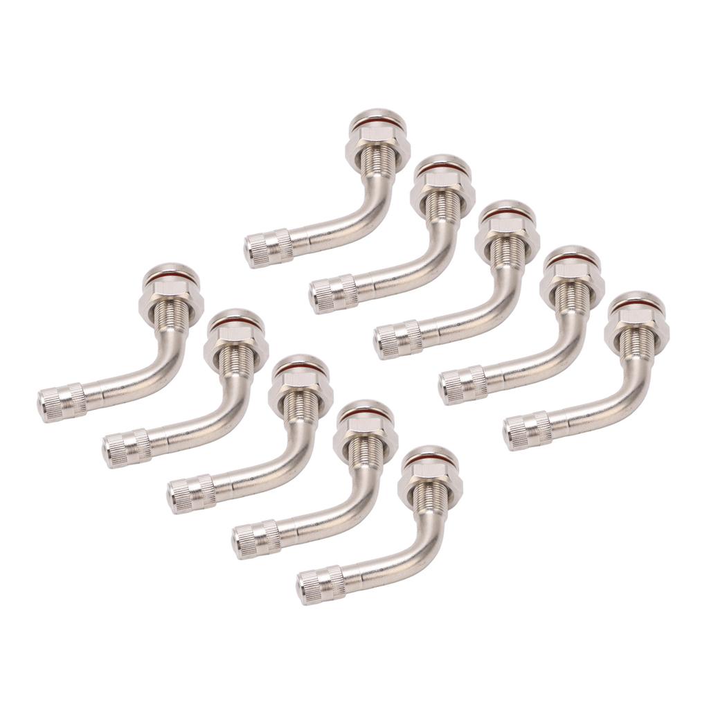10pcs Truck Tyre Valve Stem TR543E Bent 75 Degrees 65mm Clamp In Valve Extension Adapter for Bus Truck Hole 9.7mm