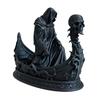 Gotická Figurka Lodí s Lebkami, se Scénou Smrtky v Kápích, 3D Tištěná Sběratelská Figurka pro Halloween a Domácí Dekorace
