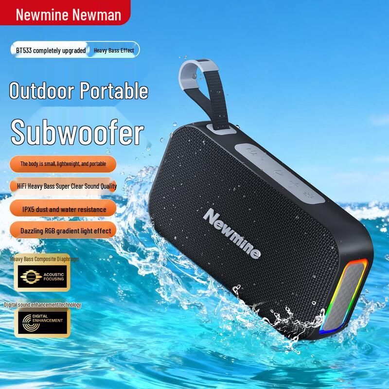 Newmine Portable Bluetooth Speaker