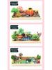 Children's Creative Epoxy Micro-Landscape Kit: Wooden Frame, Color Clay Accessories for Boys and Girls
