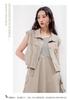 Fashion Dress Set for Women's Summer Slimming and Age Reducing Vest, Mid Length Skirt, Two-piece Set