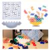 Resin Molds Mini Cube Silicone Square Epoxy Crystal DIY Stackable Puzzle Interlocking Blocks Casting Jewelry Kit for Kid