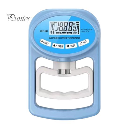 Electric Grip Strength Tester LED Display Hand Grip Dynamometer Adjustable Gripper Trainer Handheld Grip Measurement Meter Hand Grip Power