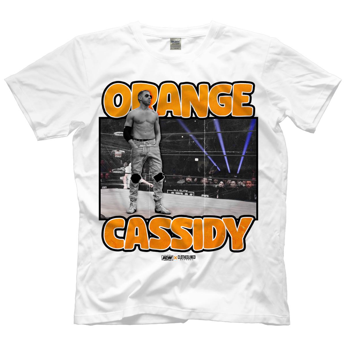 Orange Cassidy Legacy - AEW x Clotheslined Apparel AEW Official T-Shirt S