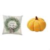 Festive Pumpkin Christmas Pillow Cover Cushion Polyester Decorative Sofa Bed Bedroom Room Decor for