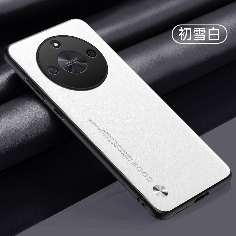 Applicable to Honor X11 mobile phone case Solid color plain leather X11Pro mobile phone case Business X11GT anti-drop male and female protective case