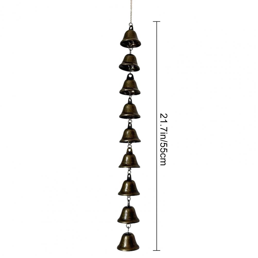 Retro Wind Chime Wind Chime Decor Retro Metal Wind Chime Cluster with Chain for Outdoor Garden Patio Decor Vintage Hanging