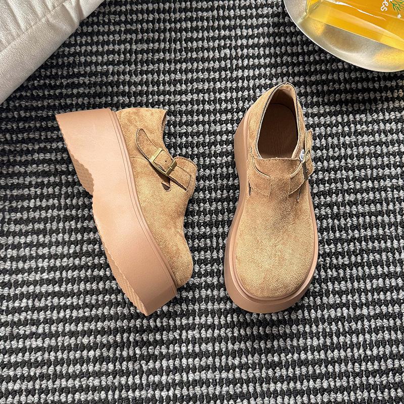 

Fashion versatile colorblocking breathable women s footsteps thick bottom soft elastic height comfortable popular non-tired feet sports Lefebvre shoes 35 хаки